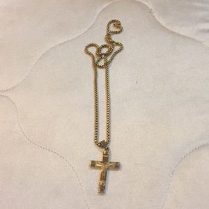Gold Cross Chain
